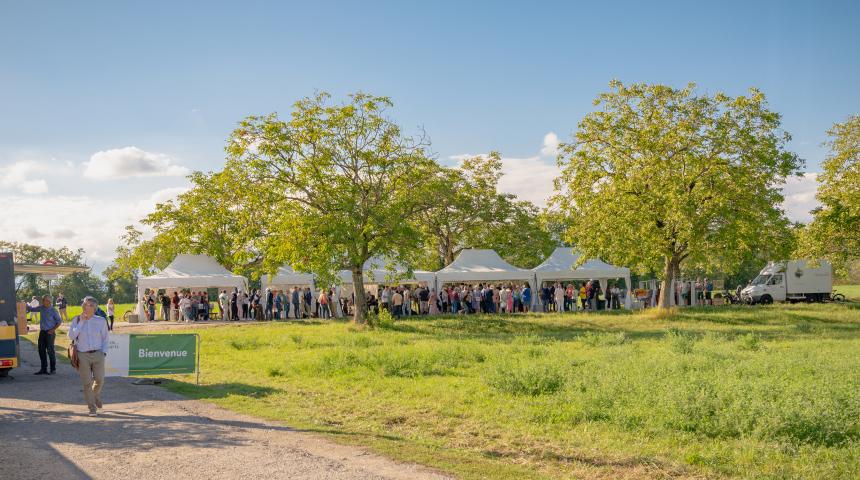 Pose de la première pierre - 14 septembre 2023